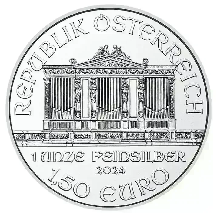 Strieborná investičné minca Wiener Philharmoniker 1 Ounce Silver