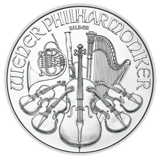 Strieborná investičné minca Wiener Philharmoniker 1 Ounce Silver